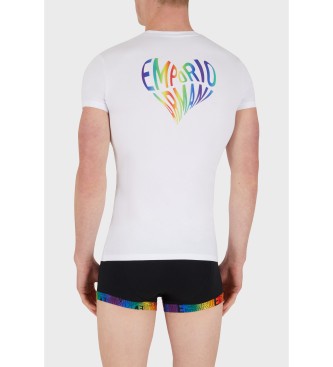 Emporio Armani Rainbow T-shirt vit