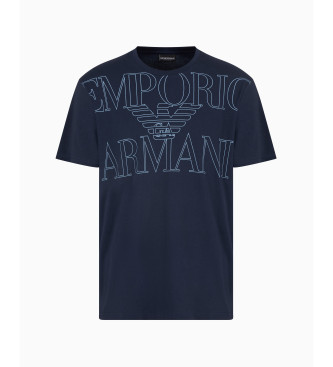 Emporio Armani Big Logo T-shirt navy