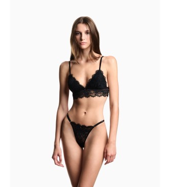 Emporio Armani Stringi Eternal Lace czarne