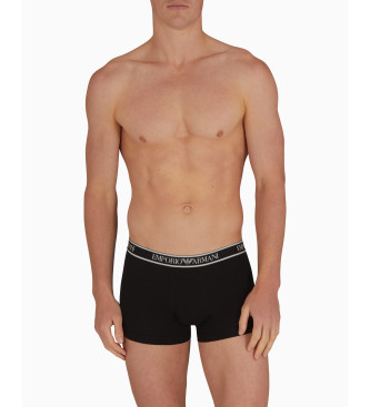 Emporio Armani Confezione da 3 Boxer Track verde, nero