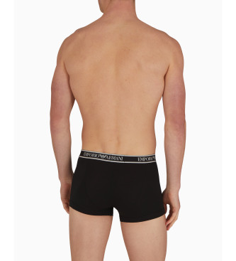 Emporio Armani Confezione da 3 Boxer Track verde, nero