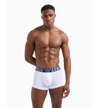 Emporio Armani Bokserki megalog biały