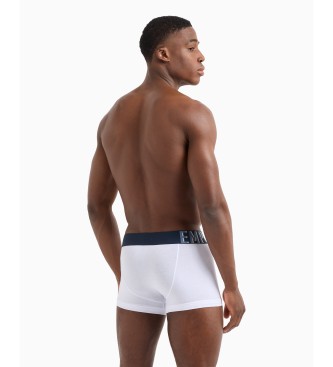 Emporio Armani Bokserki megalog biały