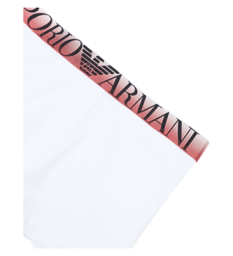 Emporio Armani Bokserki z delikatnej bawełny  biały