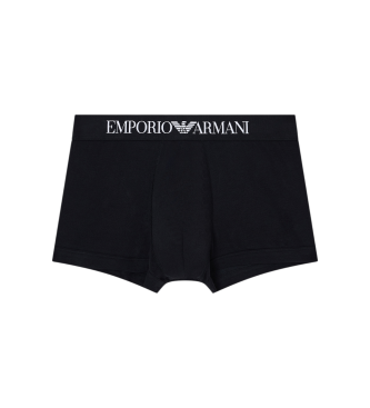Emporio Armani Boxer noir en maille extensible