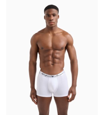 Emporio Armani Calzoncillo bxer de modal suave blanco