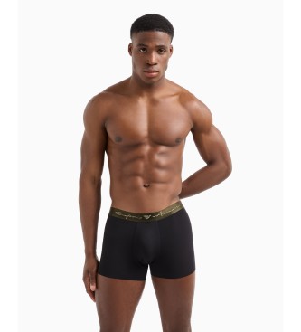Emporio Armani Boxer in morbido modal nero