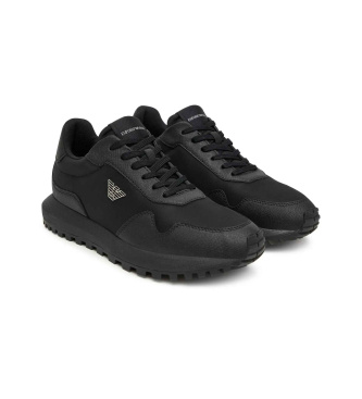 Emporio Armani Recycled nylon shoes black
