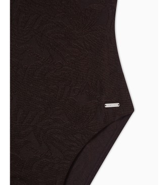 Emporio Armani Costume da bagno marrone Monstera