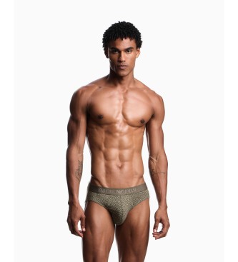 Emporio Armani Conjunto 2 lamelas Usar castanho esverdeado