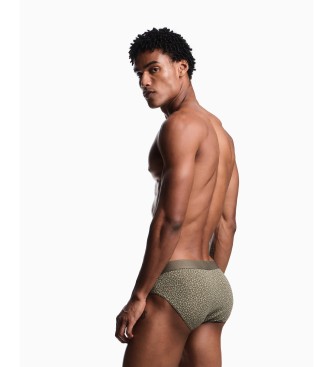 Emporio Armani Conjunto 2 lamelas Usar castanho esverdeado