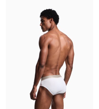 Emporio Armani Set 2 Briefs Eco blanc, taupe
