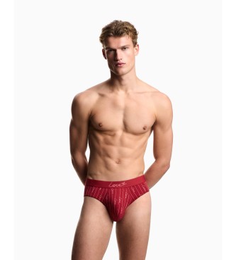 Emporio Armani Set of 2 red San Valentine briefs