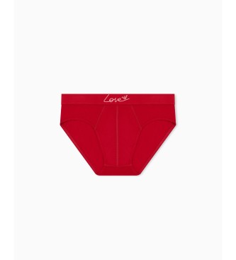Emporio Armani Set of 2 red San Valentine briefs