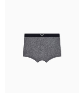 Emporio Armani Conjunto 2 Cal��es boxer cinzento, azul marinho