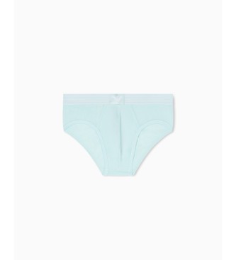 Emporio Armani 2er-Set Logolabel-Slips blau, t�rkis