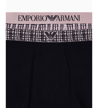 Emporio Armani Lot de 2 cale�ons noirs