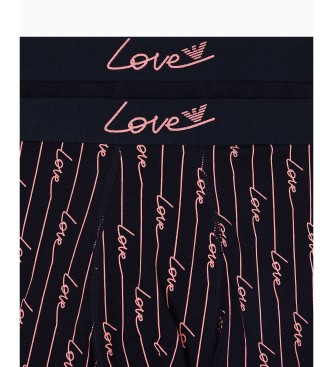 Emporio Armani Set 2 Boxers Valentine navy