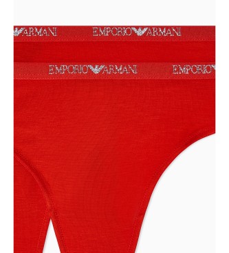 Emporio Armani Komplet 2 koralnih tangic Essential Studs