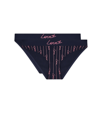 Emporio Armani Komplet 2 mornarskih hlačk Saint Valentine