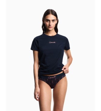 Emporio Armani Komplet 2 mornarskih hlačk Saint Valentine