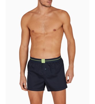 Emporio Armani Set 2 Logo Label Boxer short marine, vert