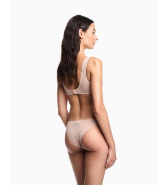 Emporio Armani Set di 2 perizomi rosa con motivo Eagle