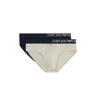 Emporio Armani Set di 2 slip morbidi al tatto 