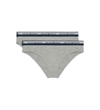Emporio Armani Frpackning med 2 gr Iconic Panties