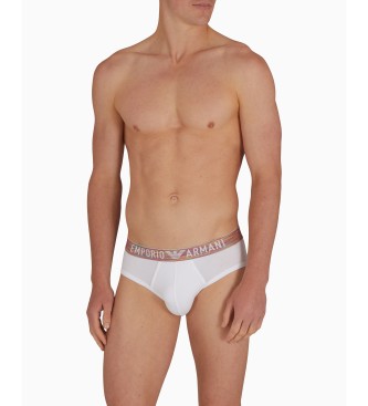 Emporio Armani Set di 2 slip con logo arcobaleno multicolore