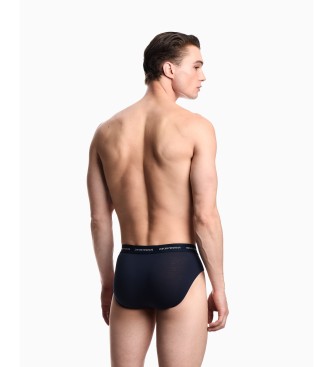 Emporio Armani Set di 2 slip Asv blu navy, bianchi