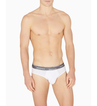 Emporio Armani Set di 2 slip, design bianco