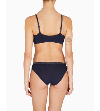 Emporio Armani Set de 2 braguitas Essential Studs marino