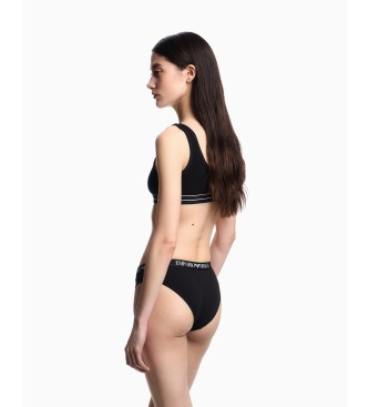 Emporio Armani Set di 2 mutandine nere di marca