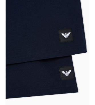 Emporio Armani Conjunto 2 T-shirts Essential navy