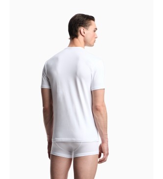Emporio Armani Set 2 camisetas Homie de corte ce�ido blanco