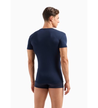 Emporio Armani Set van 2 T-shirts Soft touch marine, grijs