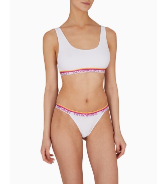 Emporio Armani Confezione da 2 infradito bianchi iconici