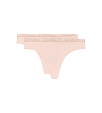 Emporio Armani Set di 2 perizomi Combi nude