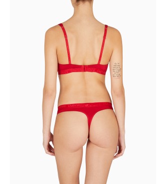 Emporio Armani Set di 2 perizomi rossi in microfibra iconici