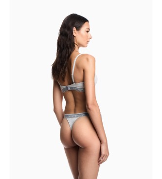 Emporio Armani Set di 2 infradito grigi con logo iconico