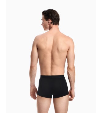 Emporio Armani Lot de 2 Boxers dlicats noir