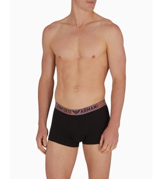 Emporio Armani Set di 2 boxer con logo arcobaleno multicolore 