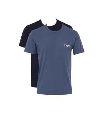 Emporio Armani Frpackning 2 T-shirts Bold navy