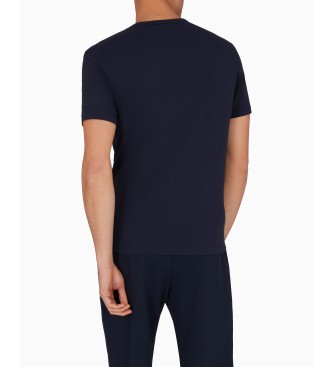 Emporio Armani Frpackning 2 T-shirts Bold navy