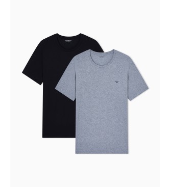Emporio Armani Zestaw 2 koszulek Endurance szary, czarny