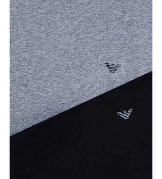 Emporio Armani Zestaw 2 koszulek Endurance szary, czarny