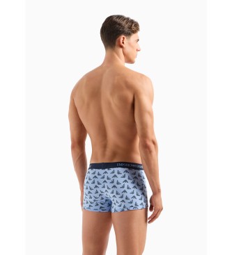 Emporio Armani Boxershorts aus reiner Baumwolle 3er-Set blau, marineblau