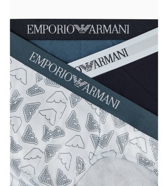 Emporio Armani Set 3 briefs Day blue, navy