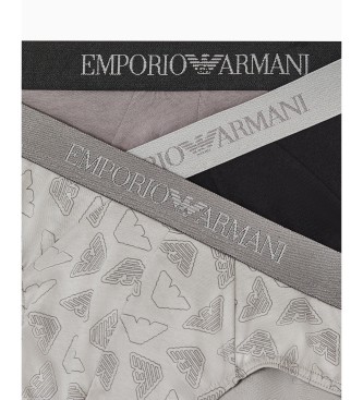 Emporio Armani Set of 3 briefs Day grey, black